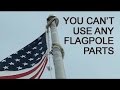 FlagDesk.com | Flagpole Rigging Tips: Bicycle Chain Substituted for flagpole parts