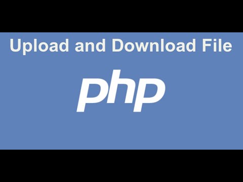 Upload And Download File Using PHP - YouTube