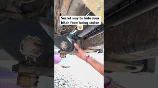 Secret way to hide your hitch #automobile #automotive #cars #mechanic #trucks #dieseltrucks
