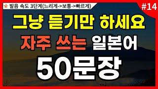 [듣는일본어] 기초 일본어 50문장 l 일본어회화 l 생활일본어 l 일본어듣기 l 일본어독학 l 일본어공부