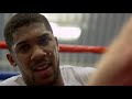 how anthony joshua trained to beat wladimir klitschko behind the ropes