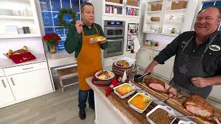 Corky's BBQ 5-lb Ham, Turkey or Family Meal w/ 8-lbs of Sides on QVC