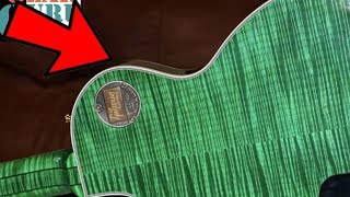 This Reverb Listing Had a Secret! | WYRON | 2015 Gibson Les Paul Custom Flamed Back + Neck Green