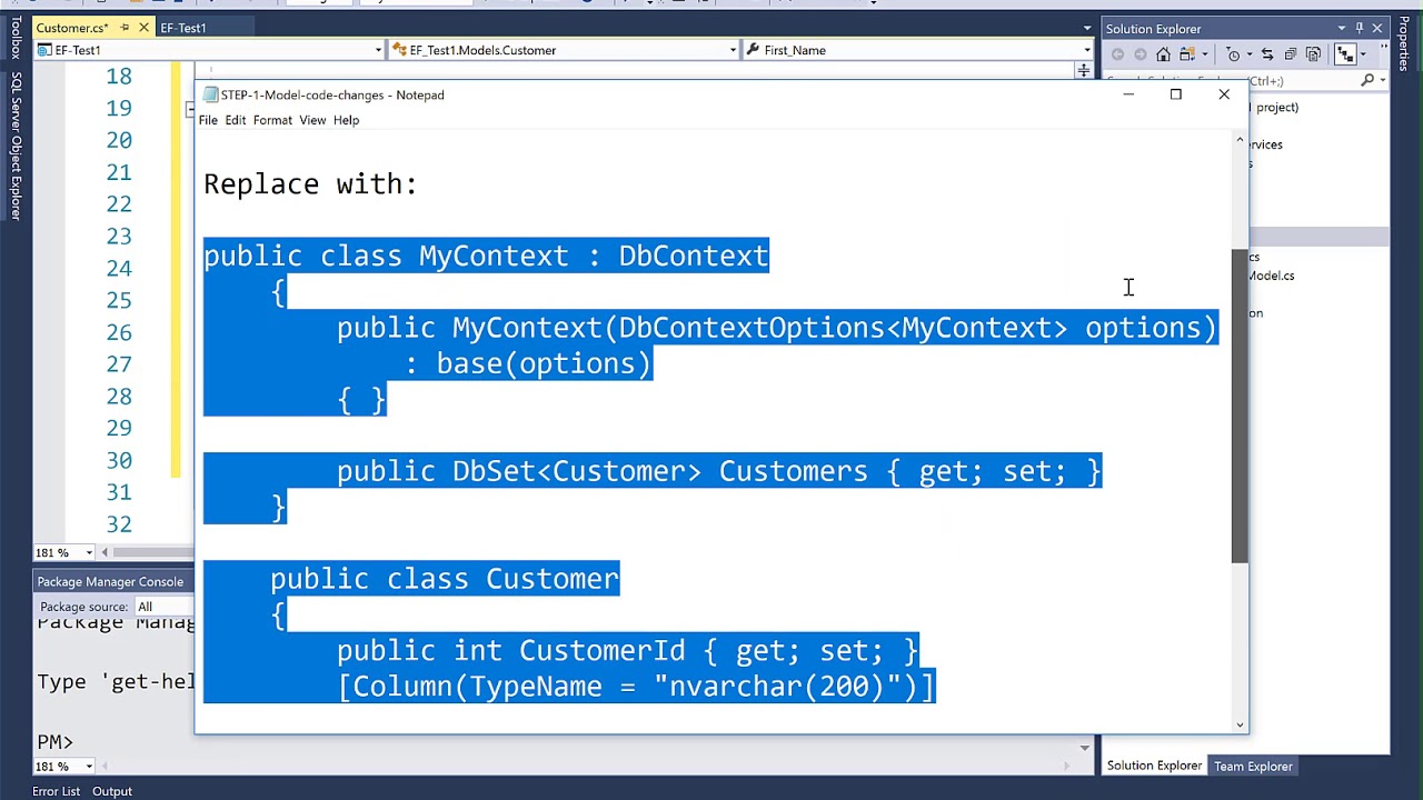 Entity Framework On ASP.NET Core MVC Web Application With Database ...