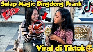 Sulap magic dingdong prank ! Ternyata cewek cewek pada kaget bahagia melihat benda itu😅