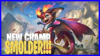 New champ Smolder is here !!! Today on lol ep 110