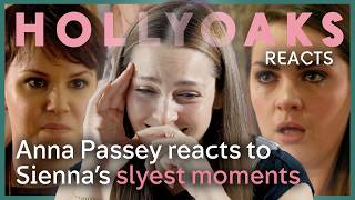 Anna Passey REACTS To Sienna's Slyest Moments! | Hollyoaks Reacts