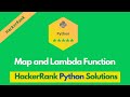 HackerRank Map and Lambda Function problem solution in Python | Python problems solutions