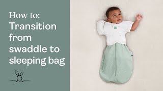 How to transition from a swaddle to sleeping bag with the Butterfly Cardi