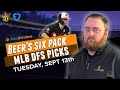 DRAFTKINGS & FANDUEL MLB PICKS TODAY (9-13-22) DFS 6 PACK