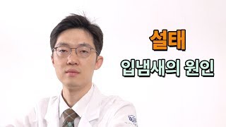 설태가 입냄새의 원인인가요?