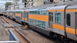 【グランド中央特快・中央線グリーン車4両】JR東日本中央線E233系H53編成性能確認試運転国分寺駅通過(2024/5/15)