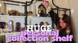 💎Personal Crystal Collection | HUGE Shelf Build & Stock