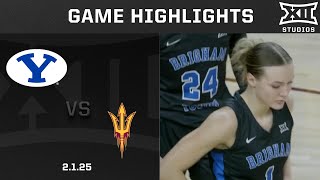 BYU vs. Arizona State Game Highlights | 2024-25 Big 12 Women’s Basketball