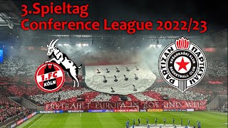 1.FC Köln 🇩🇪  vs  🇷🇸 Partizan Belgrad 🇪🇺 Europa Conference League 3.Spieltag Stadionvlog 🔥🔥🔥