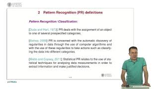 Machine Learning and Pattern Recognition | | UPV