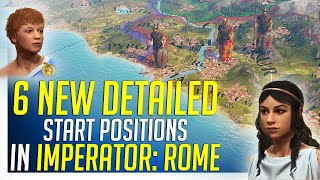 6 New Detailed Start Positions in Imperator: ROME - Gameplay