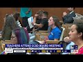 ccsd board meeting quiet as contention over teacher contracts continues