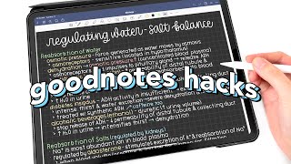 10+ Goodnotes HACKS! 📝 Hidden Features You Didn't Know