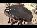 LIVE EDGE table.  EPIC FIRE  Table Build without EPOXY