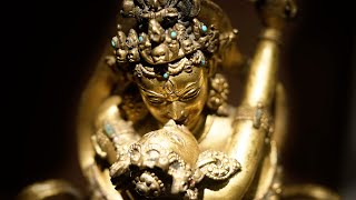 [Antique Appreciation]Gilt Bronze Statue of Cakrasamvara|Capital Museum BeiJing China|