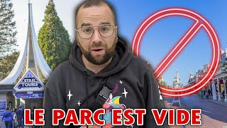 DINGUERIE .. LE PARC DISNEYLAND EST VIDE