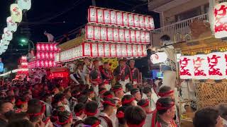 令和4年　鳳だんじり祭　南進踏切前