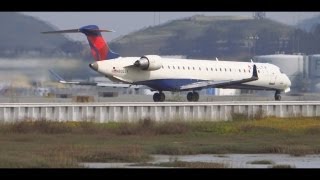 HD SkyWest CRJ-900 Aborted Takeoff and Takeoff from San Francisco Intl. Airport