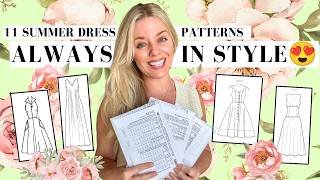 11 Classic Summer Dress Sewing Patterns that Never Go Out of Style | Chic, Boho, & Timeless Styles