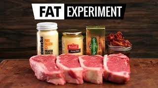 FAT EXPERIMENT - Searing Steaks with Butter, Beef, Duck & Bacon FAT!