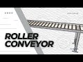 How to design a gravity roller conveyor