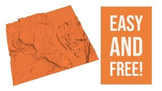 Design Talk - Easy Way to 3D Print Topographical Maps Part 1!