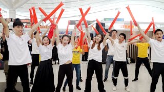 广东深圳北站：我爱你中国「快闪」︱Shenzhen city, Guangdong province, China