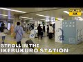 [4K]Walking Tokyo | Explore inside Ikebukuro Station (April 24, 2022)