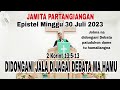 JAMITA PARTANGIANGAN: 2 KORINT 13:5-13 DIDONGANI JALA DIJAGAI DEBATA DO HAMU