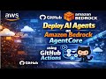 Deploy AI agents on Amazon Bedrock AgentCore using GitHub Actions
