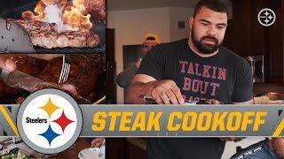 Steelers defense hosts steak cookoff | Pittsburgh Steelers