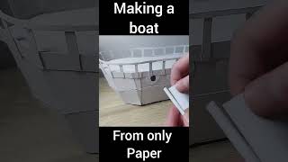 I Made A Waterproof Boat From Only Paper 🛳
