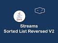 streams sorted list reversed v2 in java