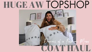 Huge topshop autumn haul | The biggest coat haul | How to style coats | Topshop Fall Haul | 2019