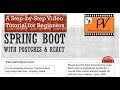 Spring Boot with Postgres and React in 3 hrs.