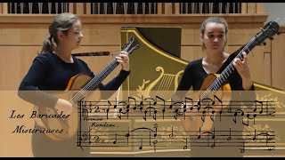 Les Baricades mistérieuses - François Couperin (Duo Odelia, romantic guitars)