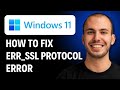 How to Fix Err Ssl Protocol Error Windows 11 [2026 GUIDE]