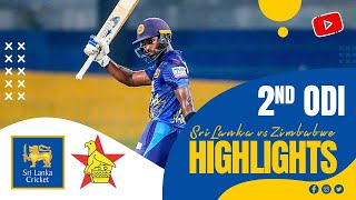 Thrilling Showdown | 2nd ODI Highlights | Sri Lanka vs Zimbabwe 2024