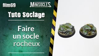 Peinture sur figurines [TUTO] : Faire un socle rocheux