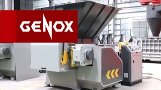 Plastic Single Shaft Shredder Manufacturer - Genox Technology Tech