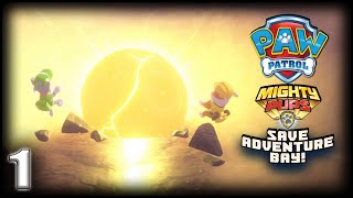 PAW PATROL: MIGHTY PUPS SAVE ADVENTURE BAY Walkthrough Gameplay Part 1 - THE METEOR (No Commentary)