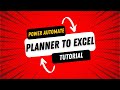 Move Microsoft Planner Tasks Details to Excel with Power Automate | Beginner Tutorial