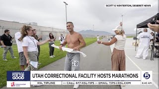 ‘We’re just human’: Running club hosts half marathon inside Utah prison