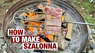 HOW TO HAVE A SZALONNASÜTÉS | MAKING HUNGARIAN DIRTY BREAD